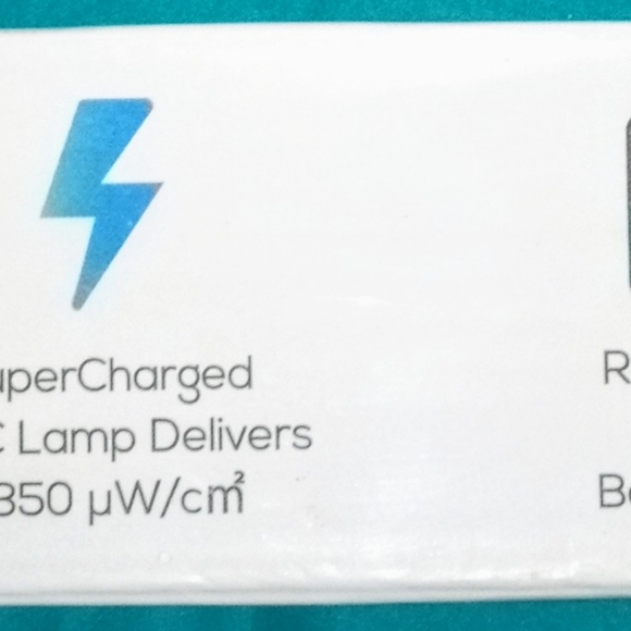 Super Charged UV-C Light Kills 99.9% Of All Germs W/Box (Never Used) - Picture 4 of 4